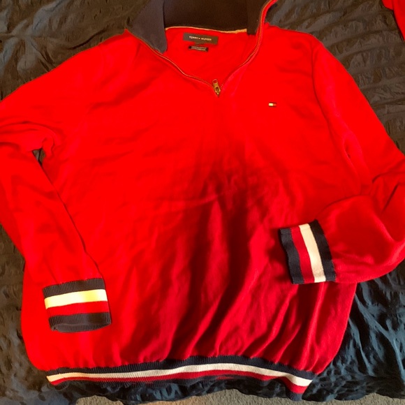 Tommy Hilfiger Quarter Zip Sweater Size M - Picture 1 of 4